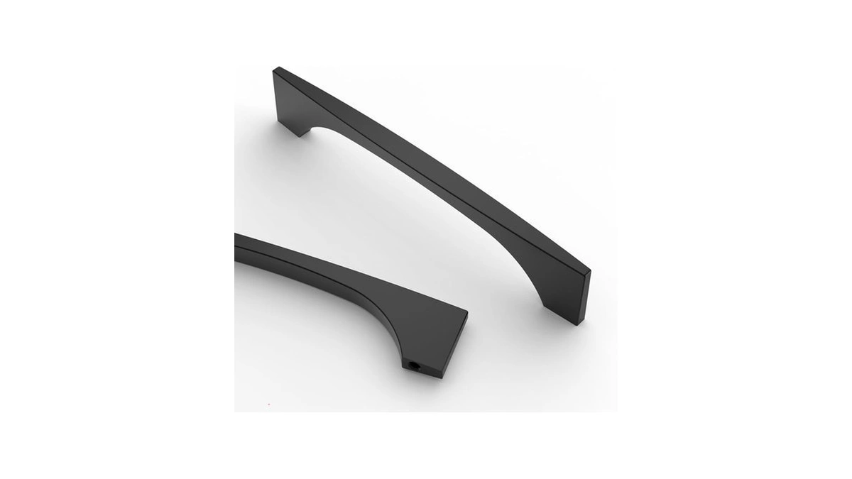 Asidrama 10 Pack 5 Inch(128mm) Matte Black Kitchen Cabinet Handles,
