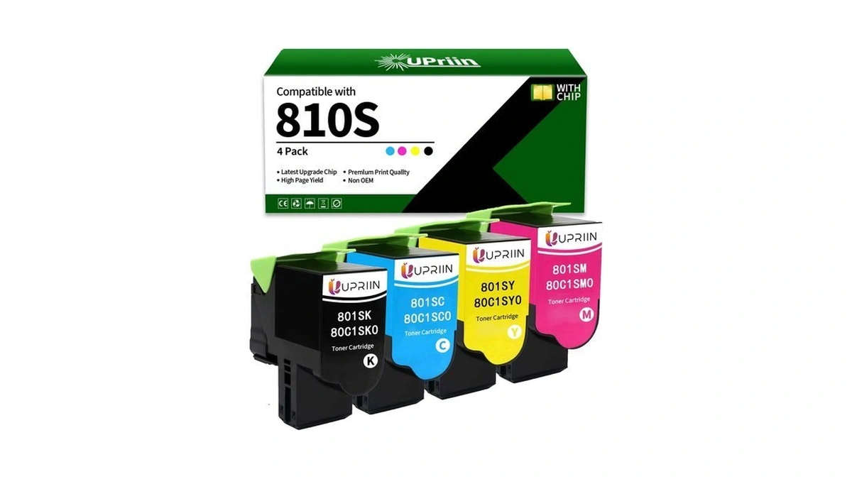 801s 80c1sk0 80c1sc0 80c1sm0 80c1sy0 Compatible Toner Cartridges For Lexmark