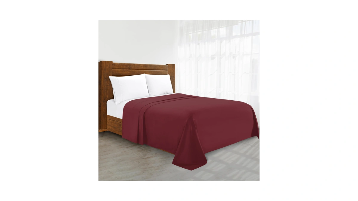 Luxury Flat Sheet On Amazon Elegant Comfort Wrinkle-free 1500 Premier