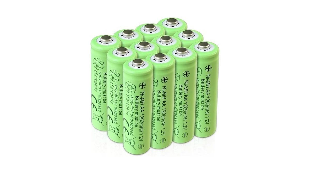 Aa Rechargeable Batteries,1.2v 1200mah Ni-mh Aa Batteries 12 Pack