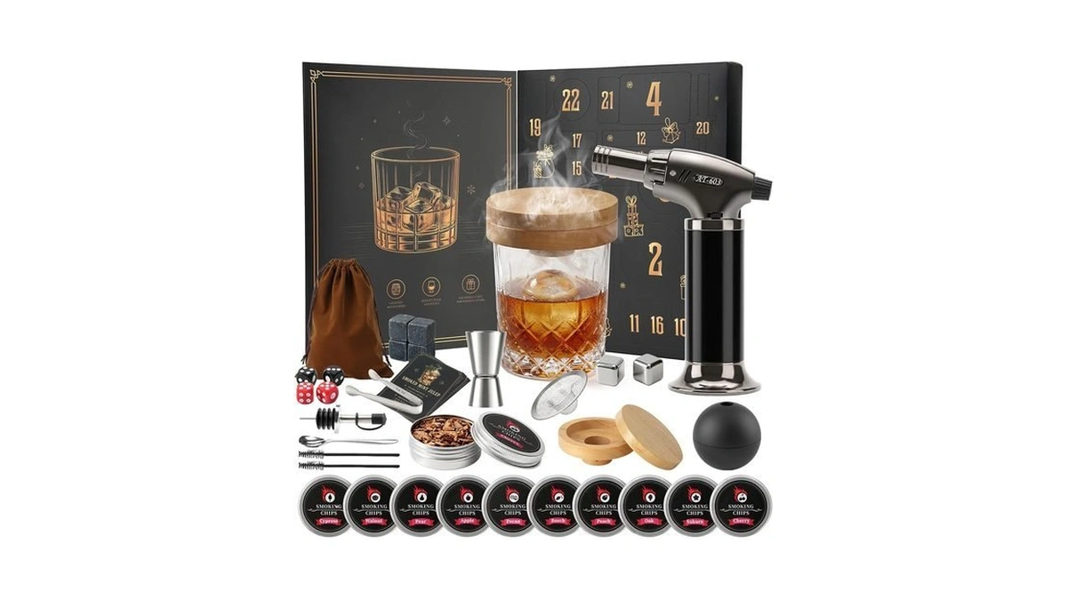 Whiskey Advent Calendar 2026 For Men - 24-day Whiskey Smoker