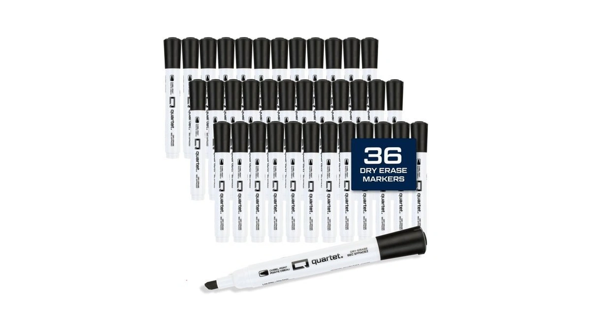 Quartet Dry Erase Markers, Chisel Tip White Board Dry Erase