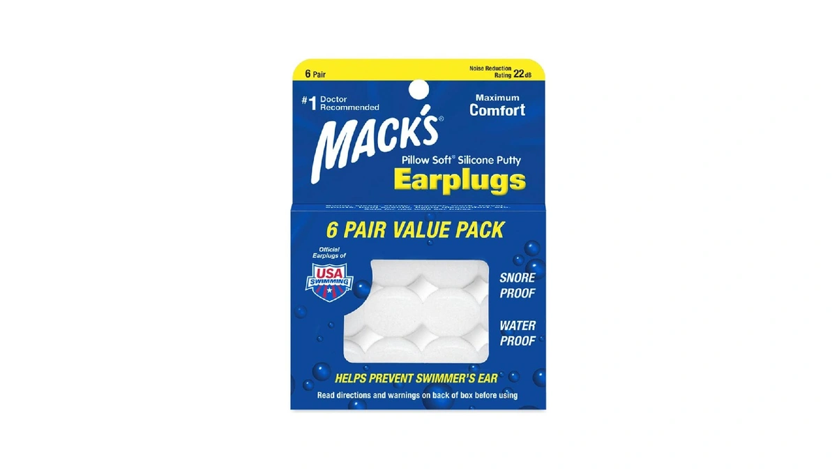 Mack's Pillow Soft Silicone Earplugs - 6 Pair, Value Pack