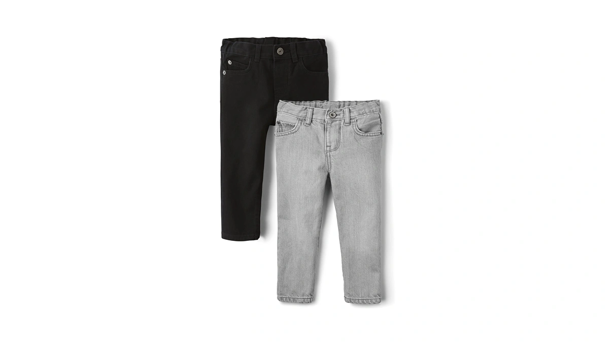 The Children's Placebaby Boysand Toddler Multipack Basic Skinny Jeansblack Wash/dove