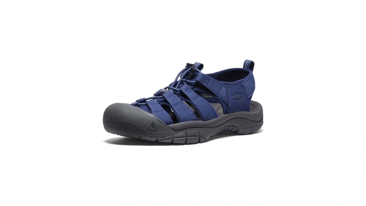 Keen Men's Newport H2 Closed Toe Water Sandals, Naval Academy,