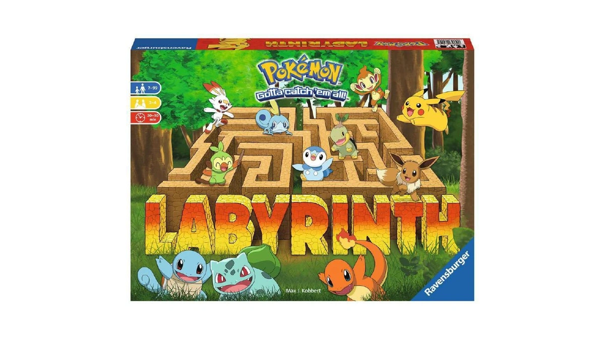 Ravensburger Labyrinth Pokemon Board Game - A Strategic Maze Adventure