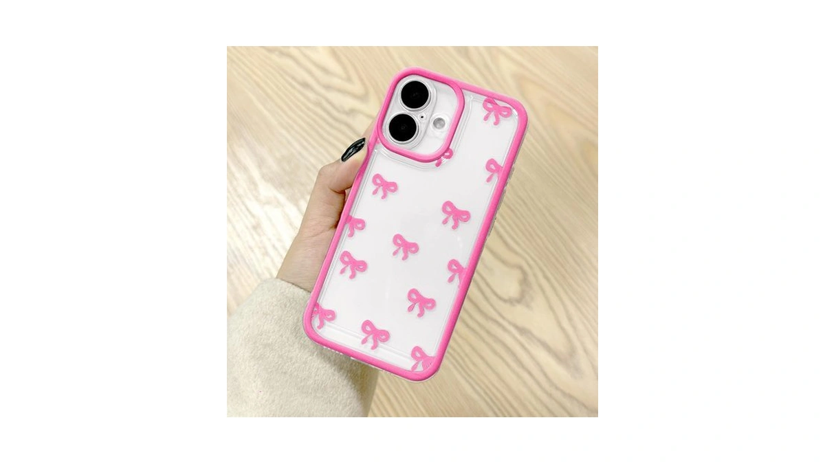 Eyzutak Case For Iphone 16 Plus, Clear Cute Ribbon Bowknot