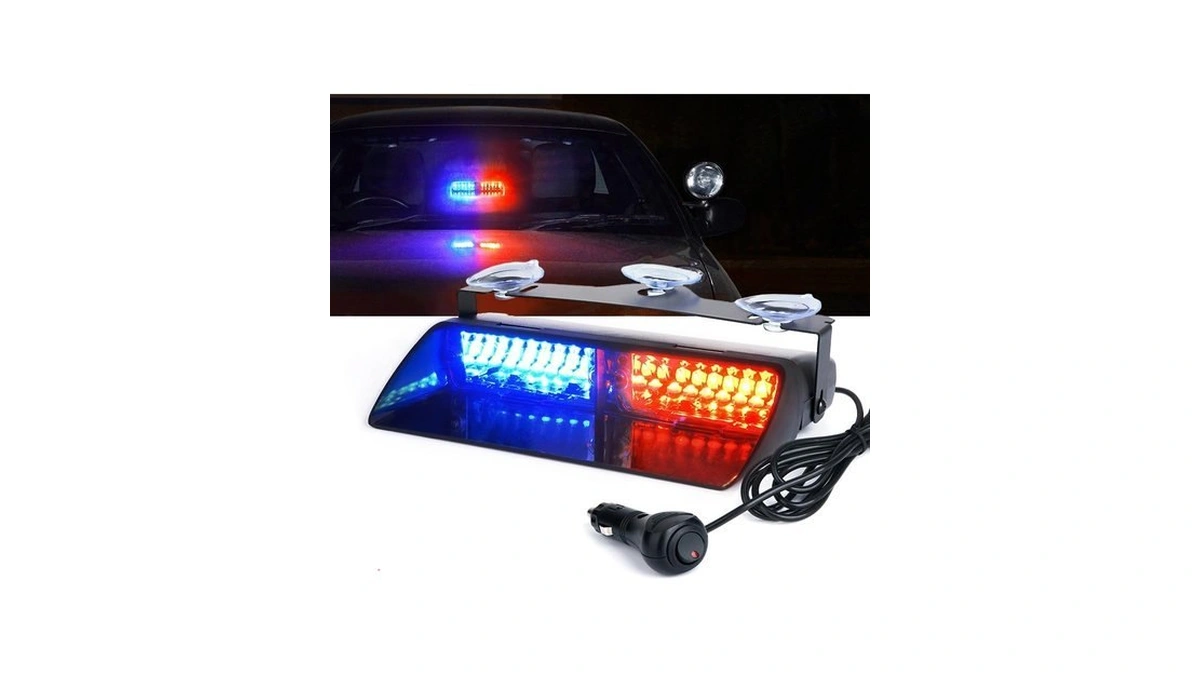 Xprite Multi Color Emergency Strobe Dash Lights, Interior Windshield Safety