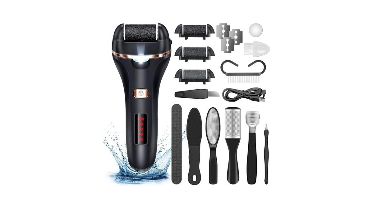 Adampark Electric Callus Remover For Feet,rechargeable Foot File Hard Skin