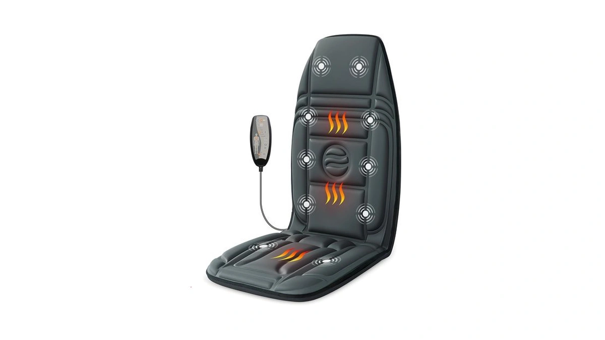 Heycool Back Massager For Chair, Massage Pad With Heat &
