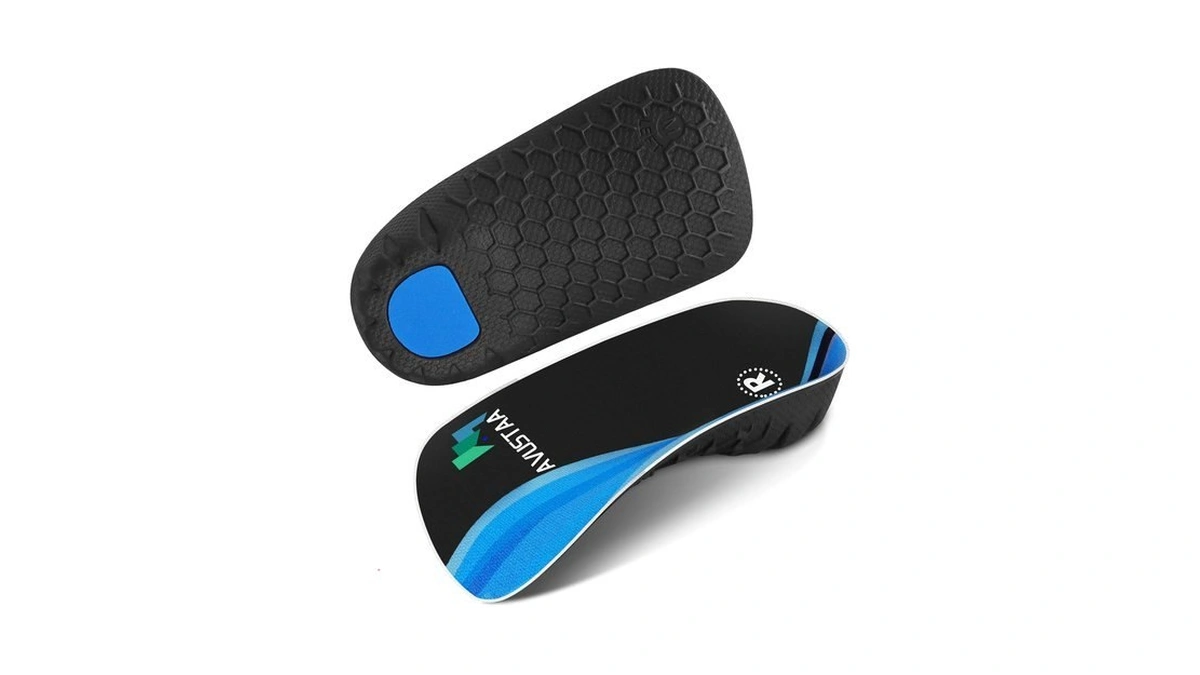 3/4 High Arch Support Insoles For Flat Feet Plantar Fasciitis,