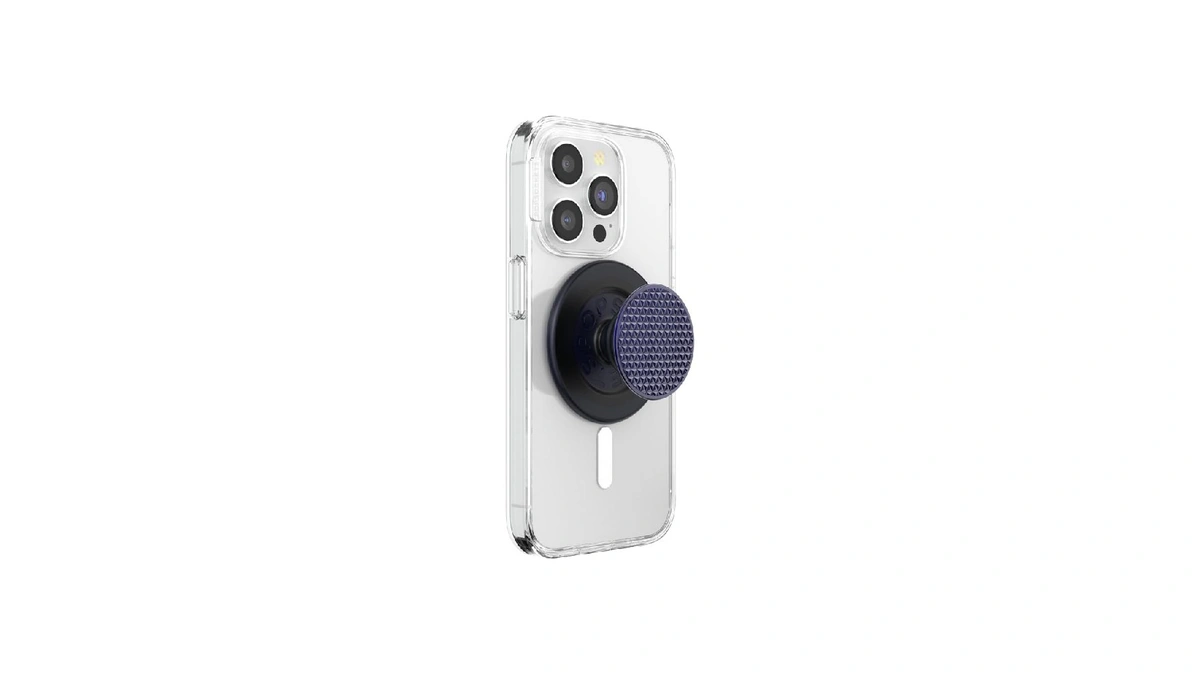 Popsockets Phone Grip For Magsafe, Magnetic Holder- Knurled Navy
