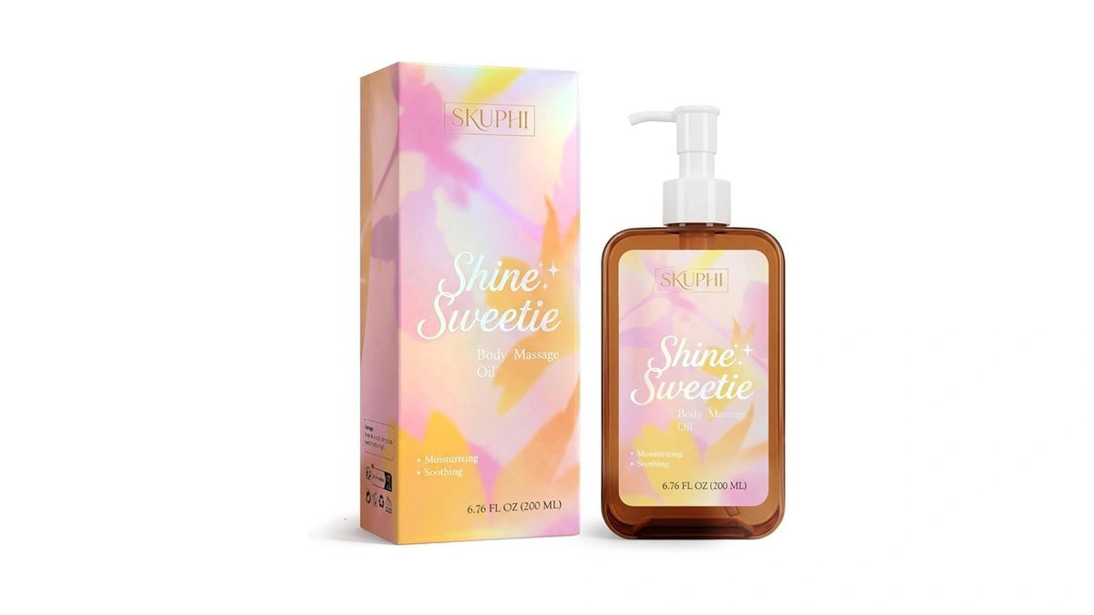Skuphi Body Oil For Massage, Lightweight Non Greasy Massage Oil
