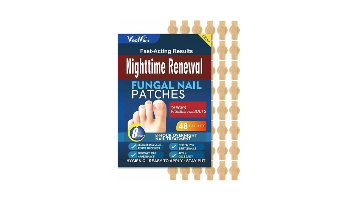Nail Patches Toenail Treatment Extra Strength 8-hour Overnight Nail Fast