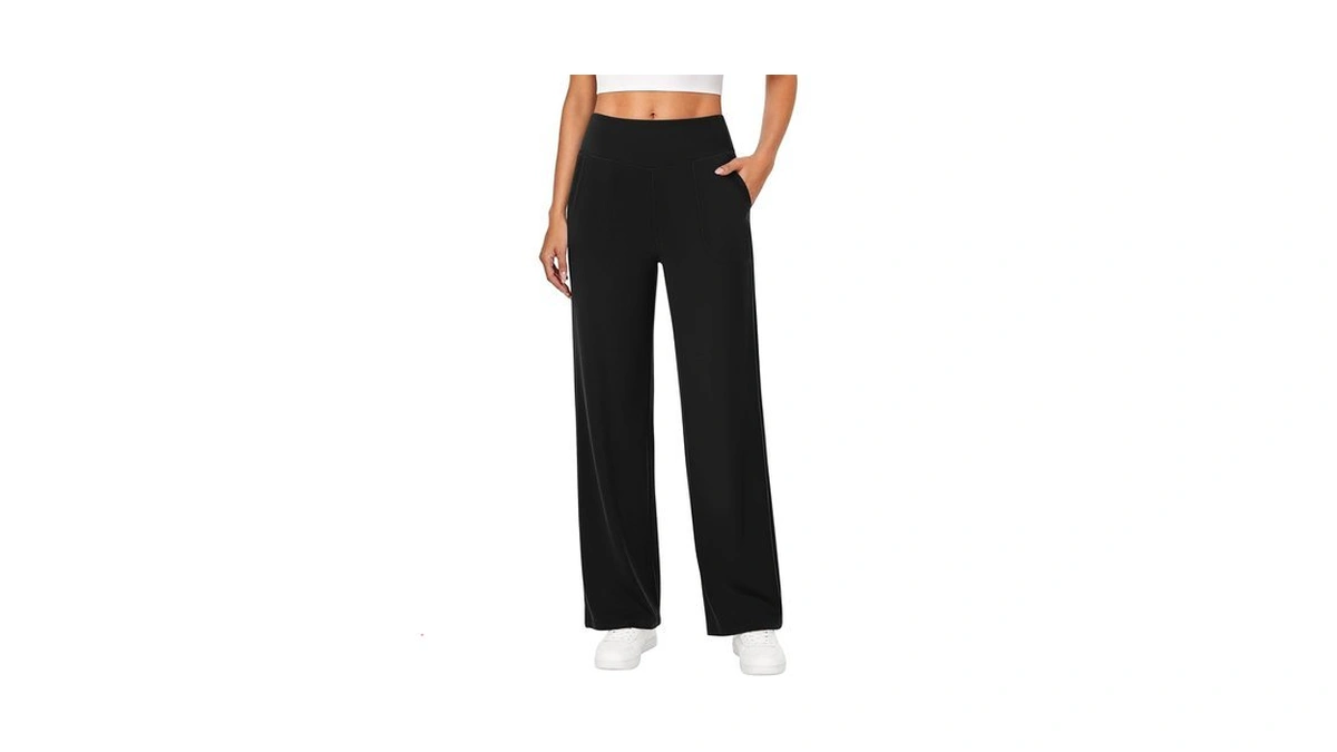 Ab-eleven Womens Pants Wide Leg Yoga Pants With Pockets All