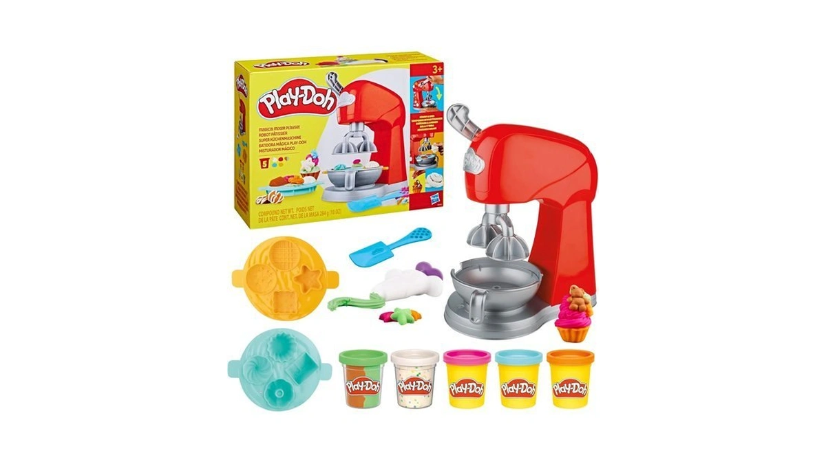 Play-doh Kitchen Creations Magical Mixer Playset, Toy Mixer With Play