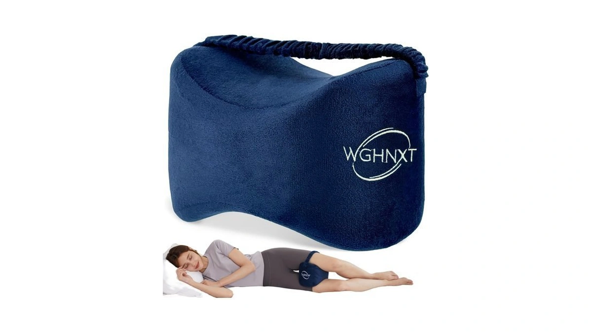Wghnxt Knee Pillow For Side Sleepers,memory Foam Leg Pillow With