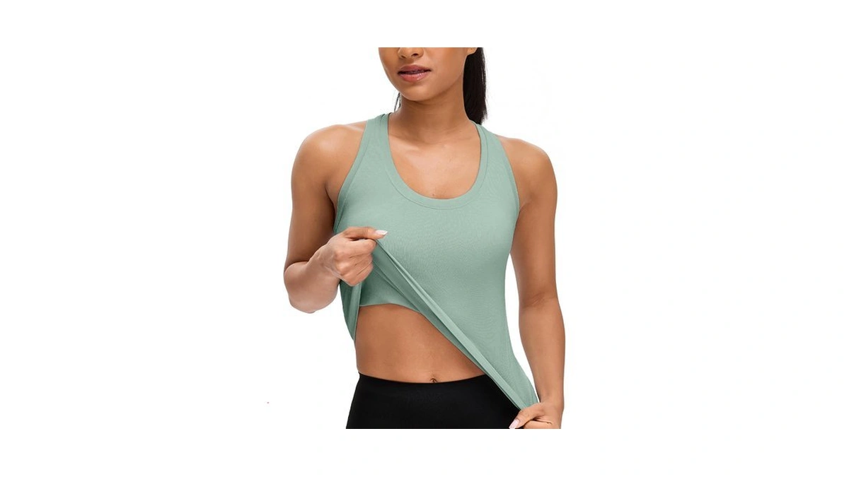Nyvalle Seamless Workout Tank Tops For Women - Athletic Running