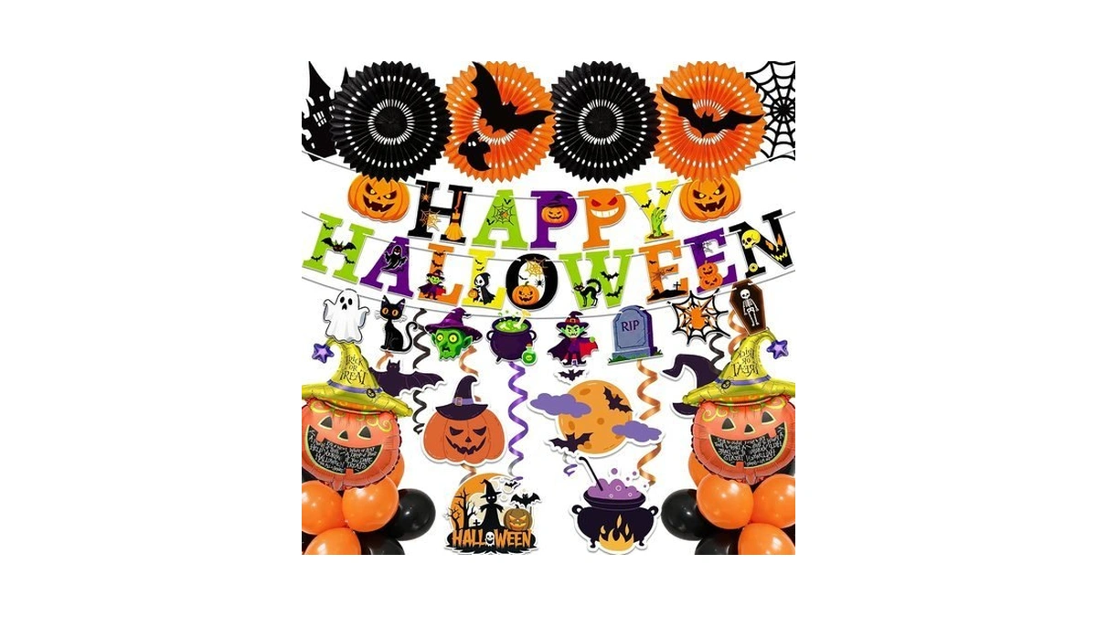 Halloween Decorations - 23 Pack Halloween Decor For Party Decorations