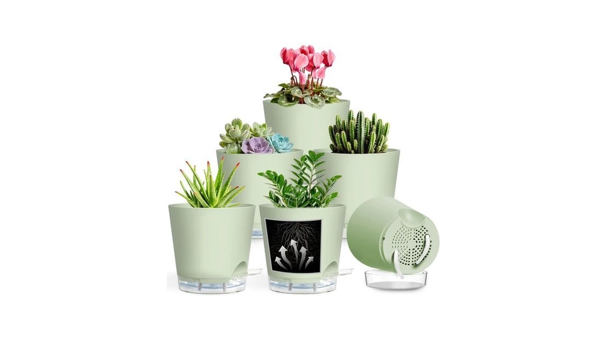 Keetumood Self Watering Pots For Plants, 2026 New Flower Plant