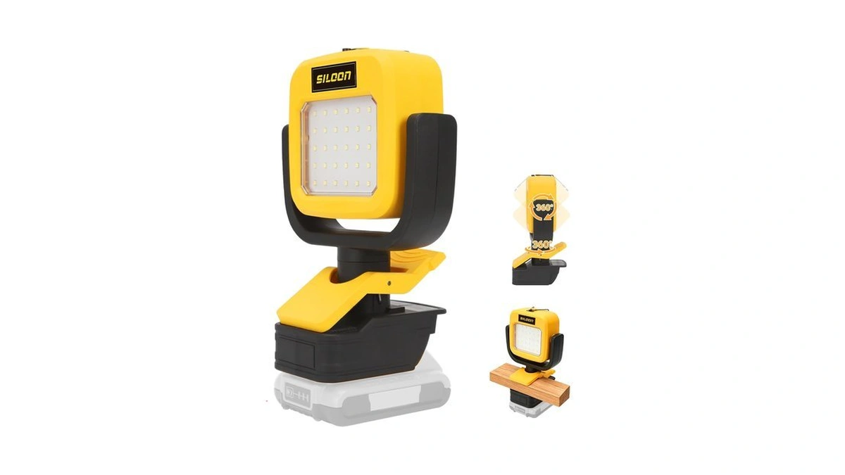 Led Work Light For Dewalt 20v Battery, Flood Light With