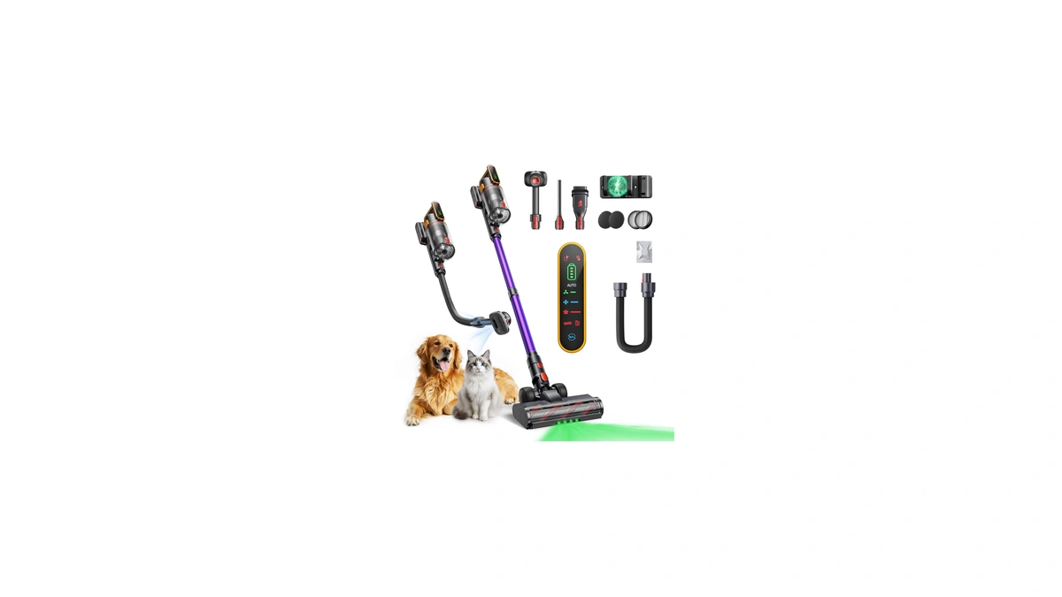 Cordless Vacuum Cleaner 55kpa 650w 70mins Stick Vacuum Cleaners For