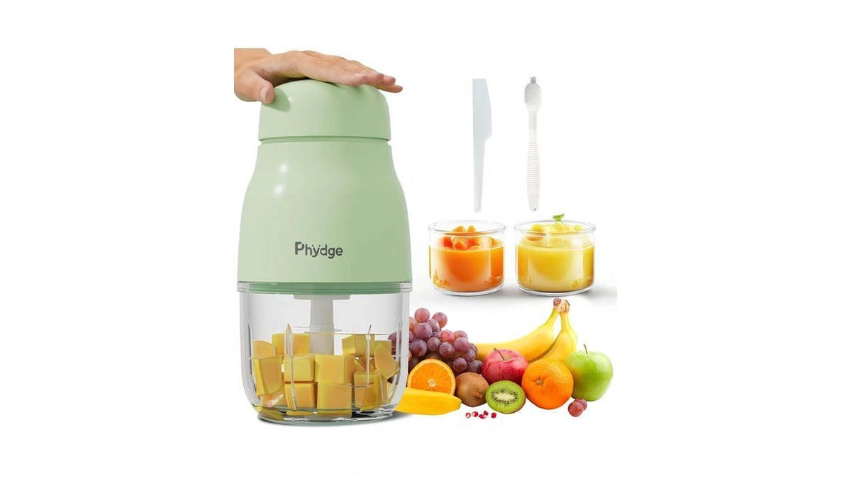 Phydge Upgraded Baby Food Maker, 10oz Food Processor With 8