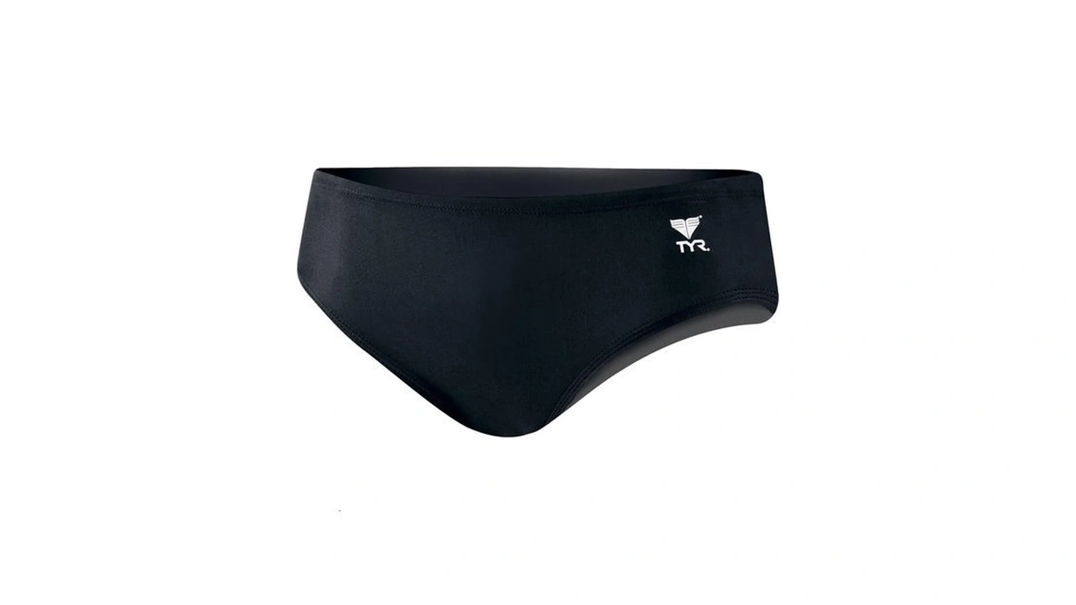 Tyr Sport Boys' Solid Racer Swim Suit,black,28