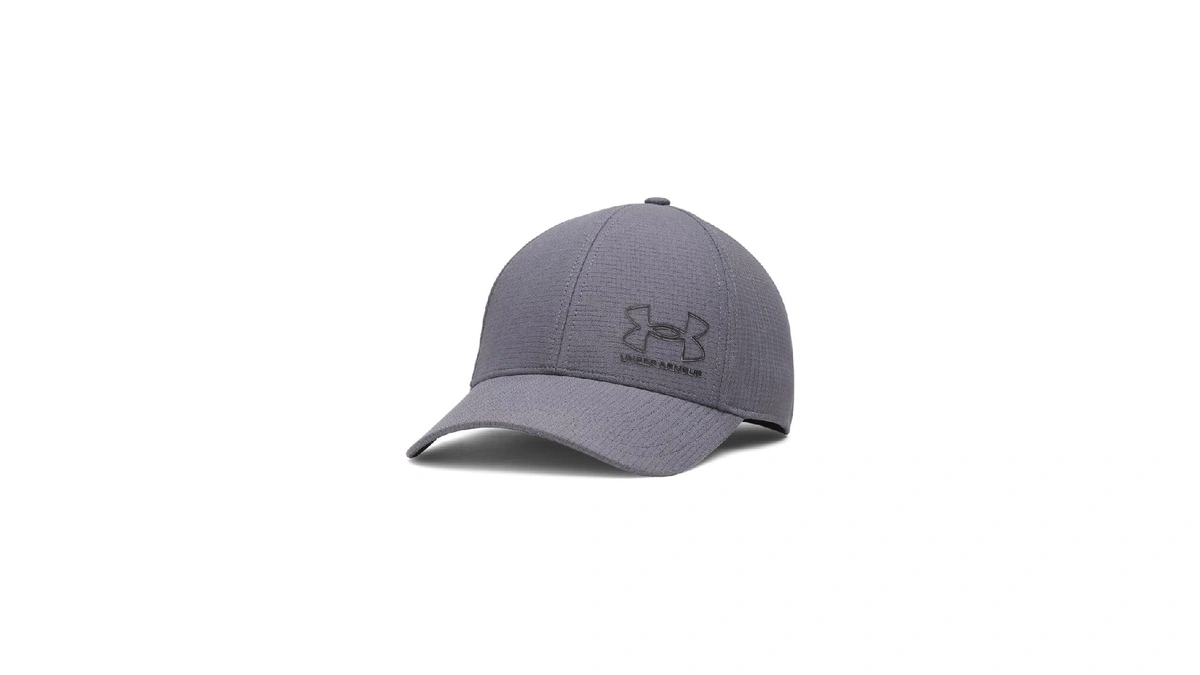Under Armour Men's Iso-chill Armourvent Stretch Fit Hat, 027 Gray,