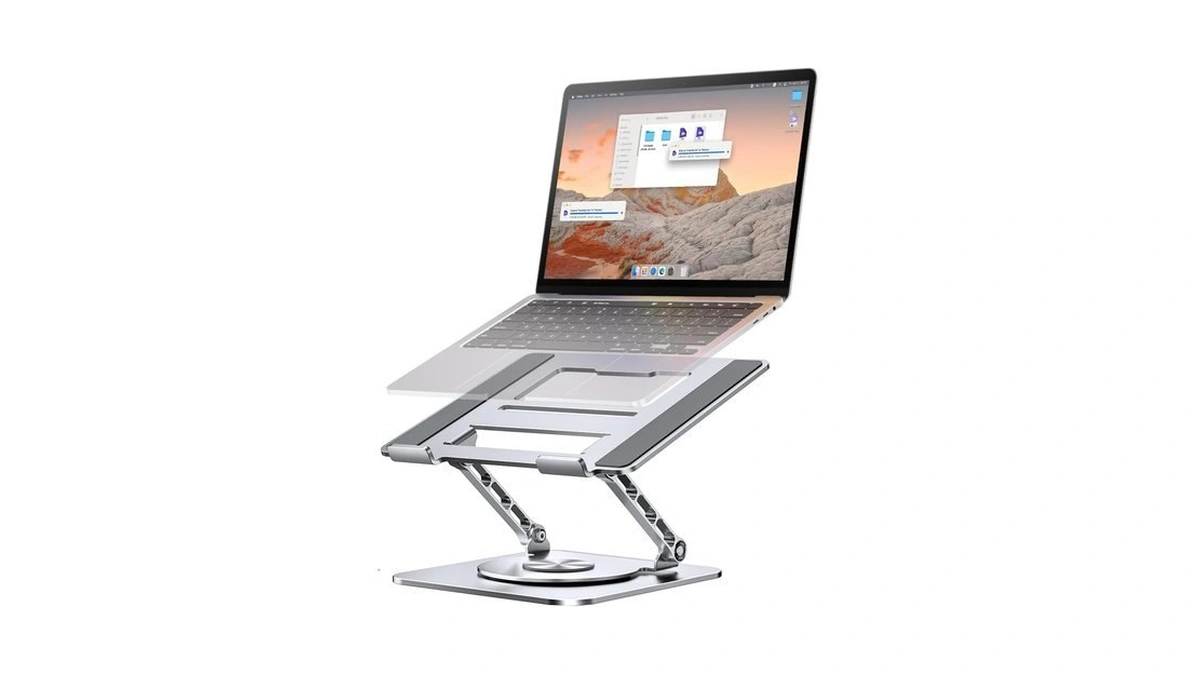 Mchose Laptop Stand For Desk, Ergonomic Laptop Riser With 360°