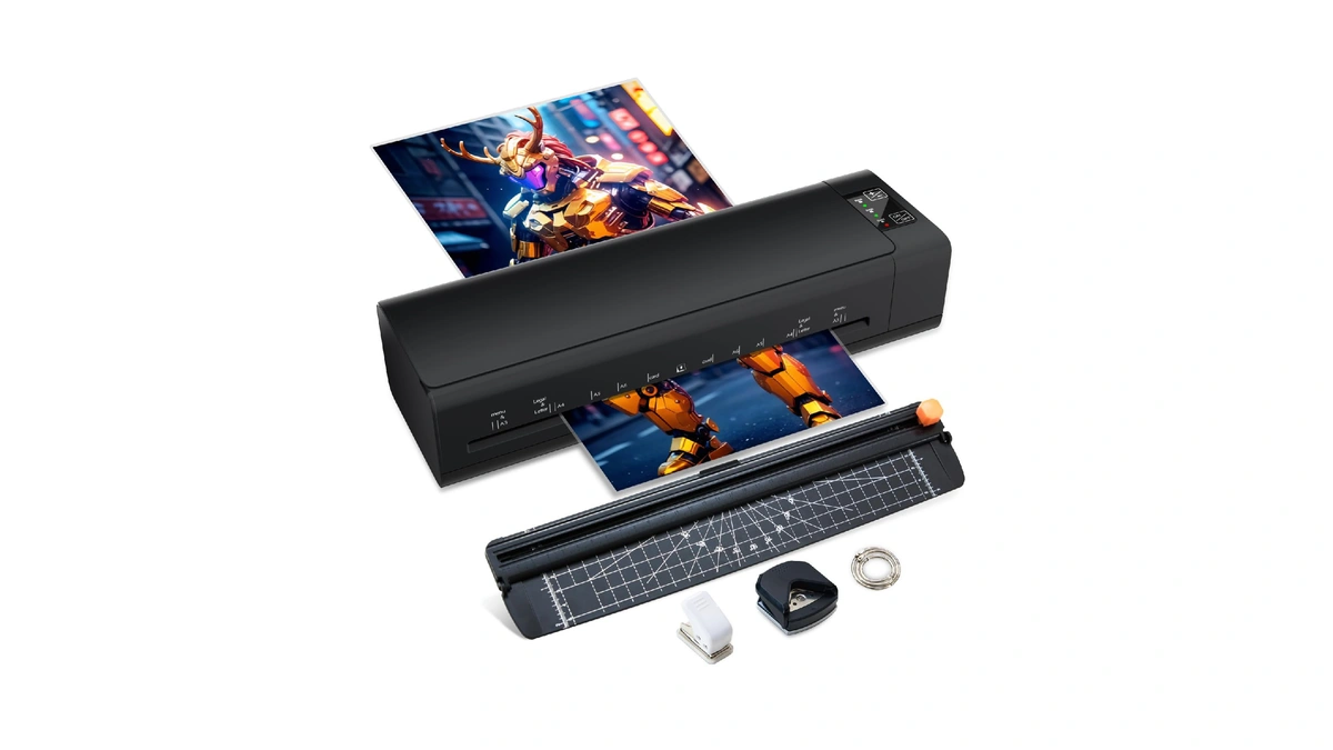 Chilino 13" Laminator Machine, A3 9-in-1 Hot & Cold Laminating