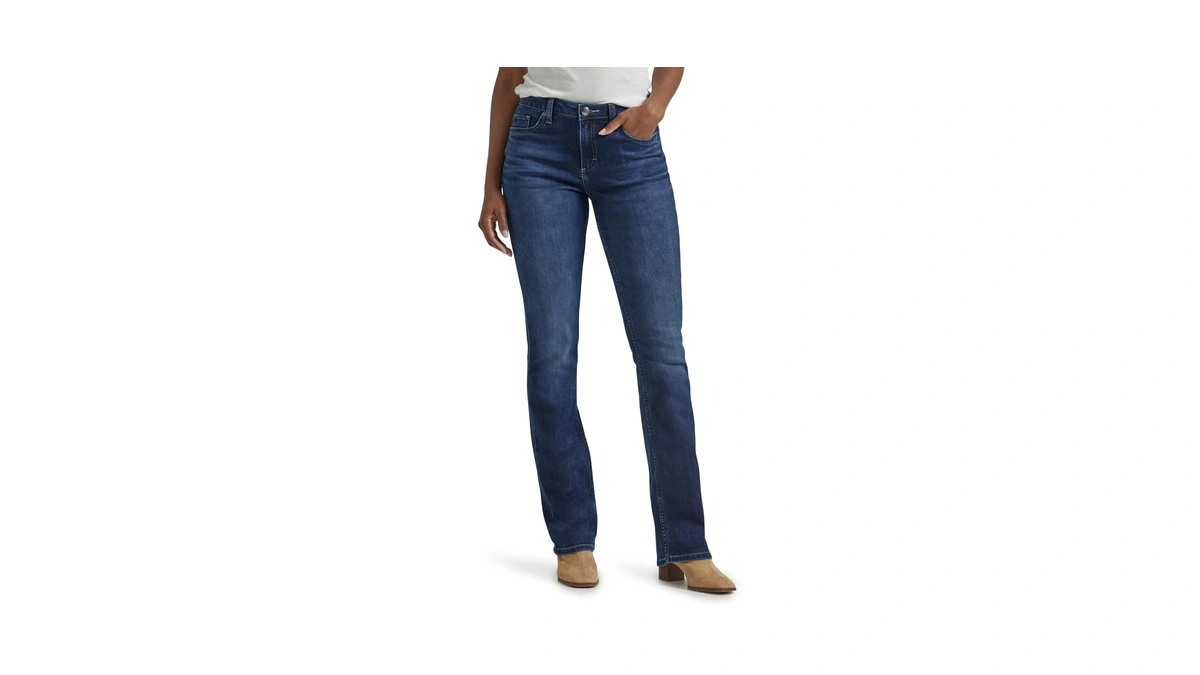 Lee Women's Legendary Mid Rise Bootcut Jean Rivers Edge 8