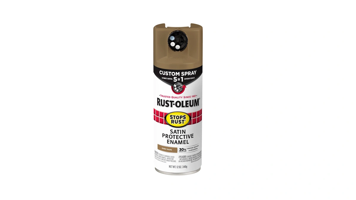 Rust-oleum Stops Rust Custom 5-in-1 Spray Paint, Satin Dark Taupe