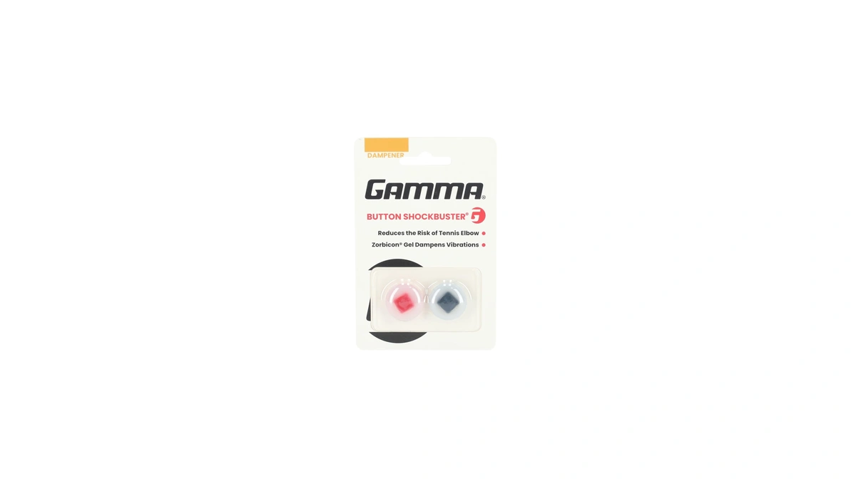 Gamma Shockbuster® Button Tennis Dampener, Easy Installation, 2 Per Pack,