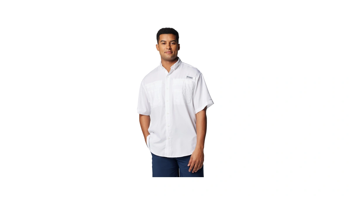 Columbia Men's Pfg Tamiami Ii Short Sleeve Sun Protection Fishing