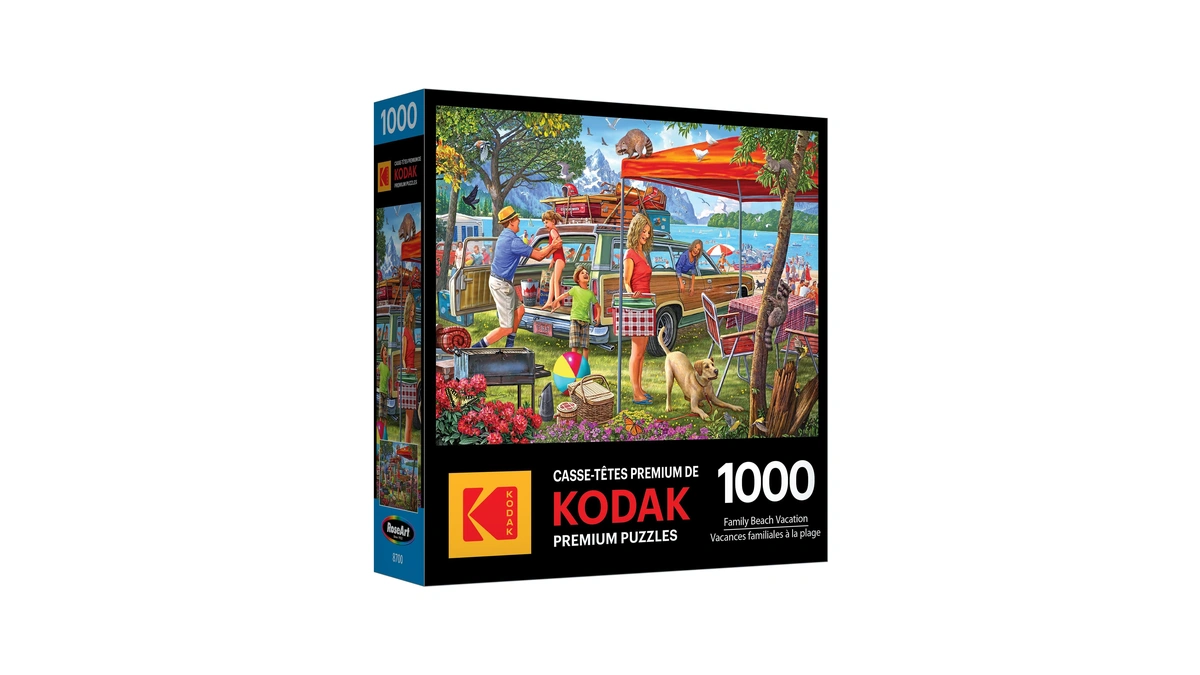Roseart Kodak Premium Family Beach Vacation 1000 Piece Jigsaw Puzzle