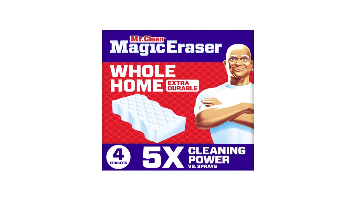 Mr. Clean Magic Eraser Sponge, All Purpose Cleaner, Cleaning Scrubber,
