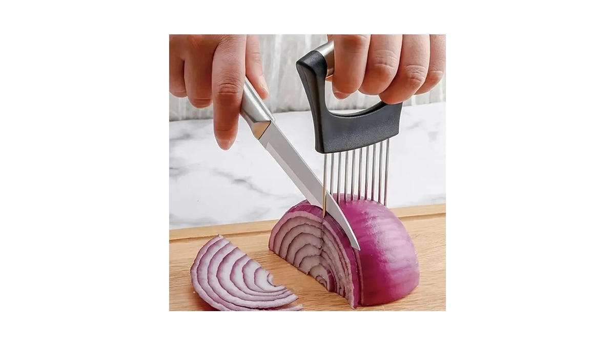 304 Stainless Steel Manual Fruit & Onion Cutter Tool With