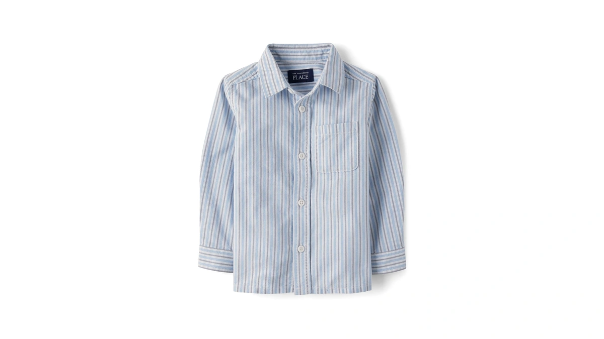 The Children's Place,baby Boys,and Toddler Long Sleeve Oxford Button Down