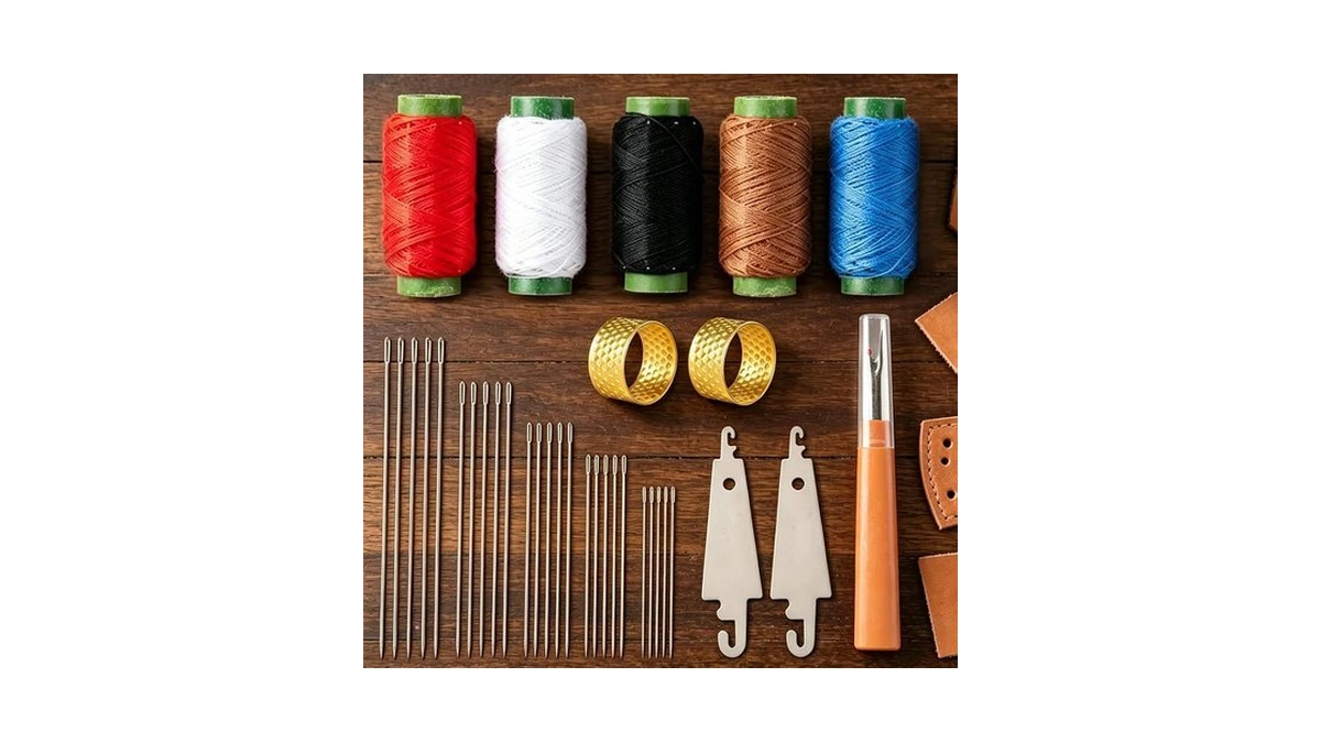 37 Pcs Stainless Steel Hand Sewing Needles Kit – Big