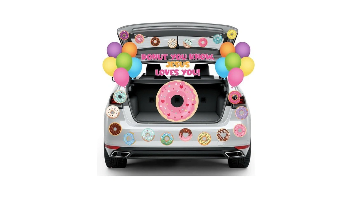 K1tpde 53pcs Halloween Trunk Or Treat Outdoor Car Decoration Kit