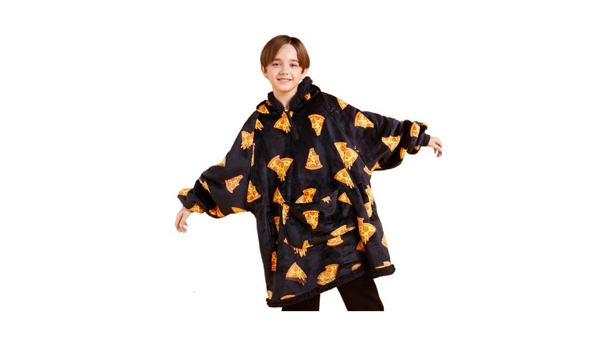 Giggling Getup Wearable Blanket Hoodie For Girls And Boys Warm