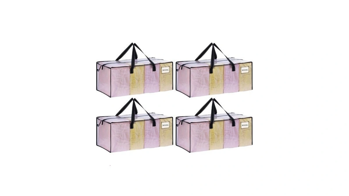 Veno Heavy Duty Moving Bags, Storage Bags, Easy Visibility, Clear,