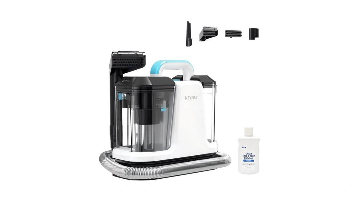 Portable Carpet Upholstery Cleaner For Furniture, Pet Stains, Car Interiors