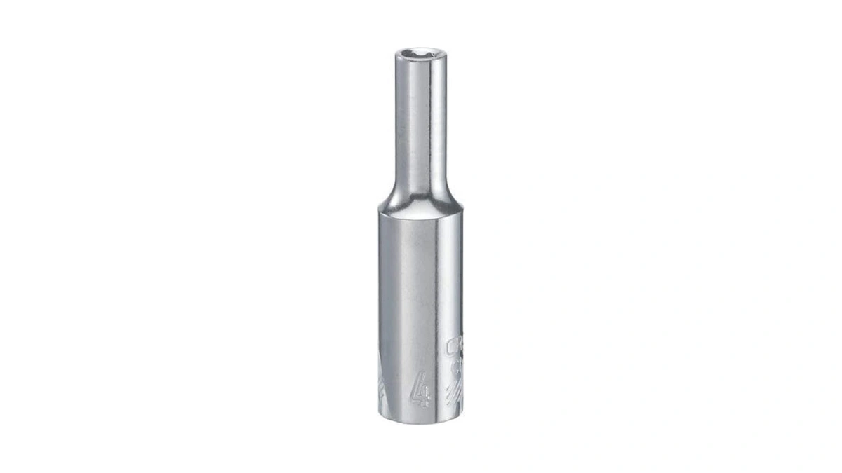 Craftsman Deep Socket, Metric, 1/4-inch Drive, 4mm, 6-point (cmmt44401)
