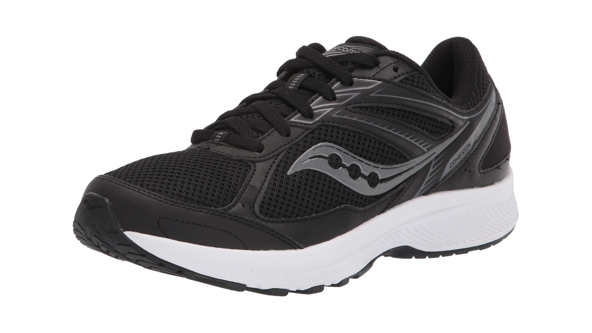 Saucony Mens Cohesion Road Running Shoe Black...