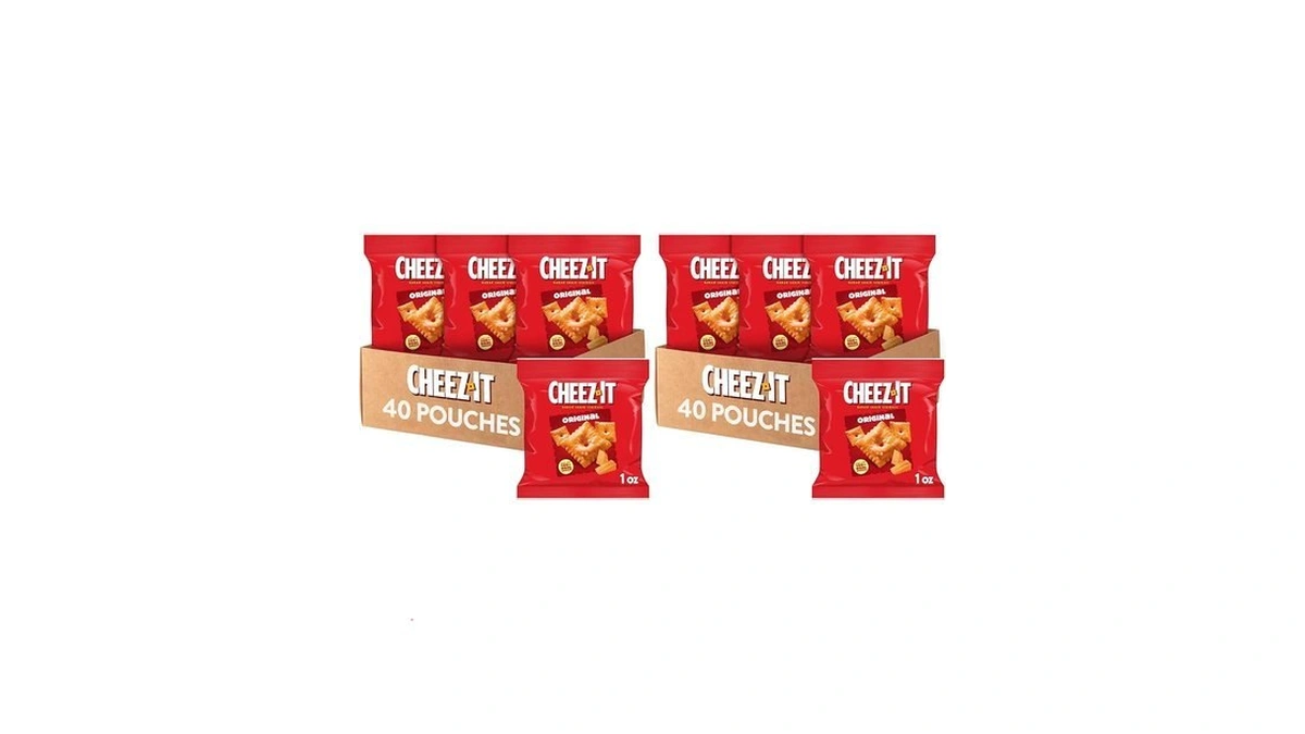 Cheez-it Cheese Crackers,baked Snack Crackers,lunch Snacks,original,(pack Of 80)