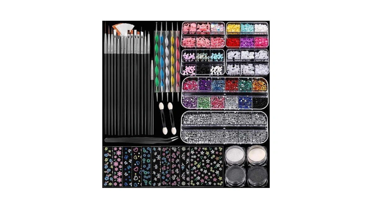 Fandamei Nail Art Brushes Set, Nail Art Kits, 3d Nail