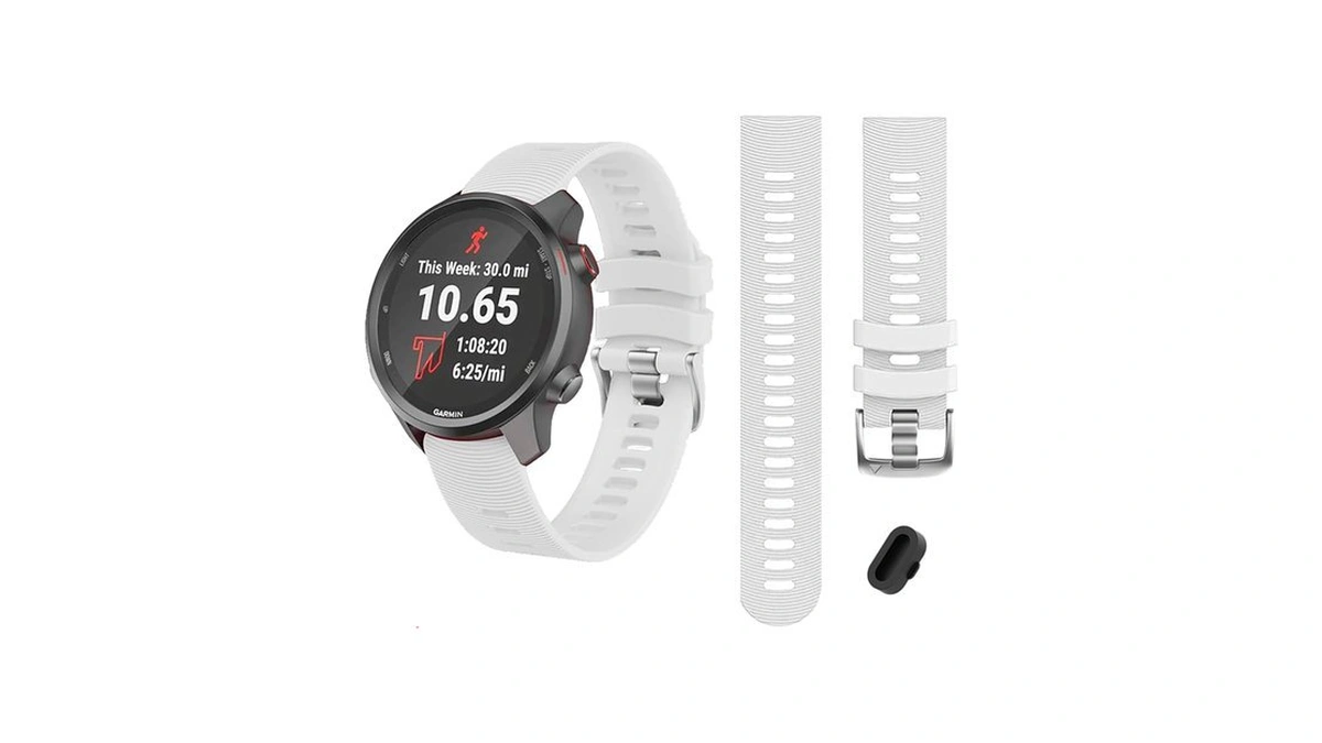 20mm Silicone Watch Bands For Garmin Forerunner 55 165 245