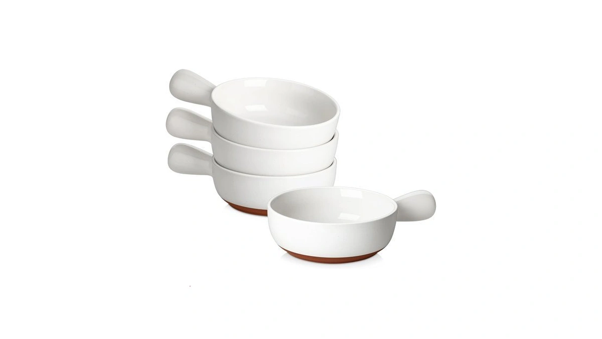 Malacasa 23 Oz French Onion Soup Bowls With Handles, Ceramic